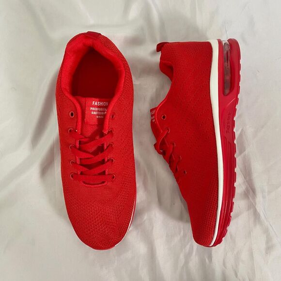 Bright Red Chunky Workout Running Sneaker MENS US 13 / EU 46 - Picture 3 of 7